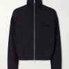 Cropped Logo-Embroidered Shell Jacket Cropped Logo-Embroidered Shell Jacket