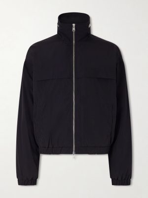 Cropped Logo-Embroidered Shell Jacket Cropped Logo-Embroidered Shell Jacket