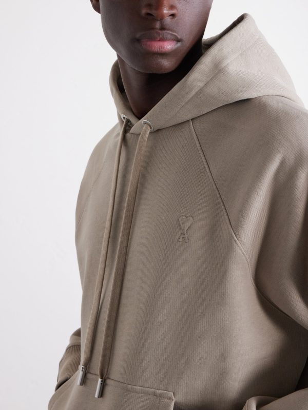Logo-Embossed Stretch-Cotton Jersey Hoodie - CU Logo-Embossed Stretch-Cotton Jersey Hoodie - CU