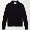 Quota Logo-Embroidered Merino Wool Cardigan Quota Logo-Embroidered Merino Wool Cardigan
