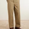 Straight-Leg Cotton-Canvas Trousers - FR Straight-Leg Cotton-Canvas Trousers - FR