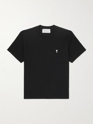 Logo-Embroidered Cotton-Jersey T-Shirt