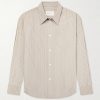 Striped Cotton-Poplin Shirt Striped Cotton-Poplin Shirt