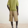 Worker Cotton-Canvas Bermuda Shorts - BK Worker Cotton-Canvas Bermuda Shorts - BK
