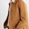 Logo-Embossed Suede Jacket - CU Logo-Embossed Suede Jacket - CU