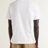Logo-Embroidered Cotton-Jersey T-Shirt - BK Logo-Embroidered Cotton-Jersey T-Shirt - BK