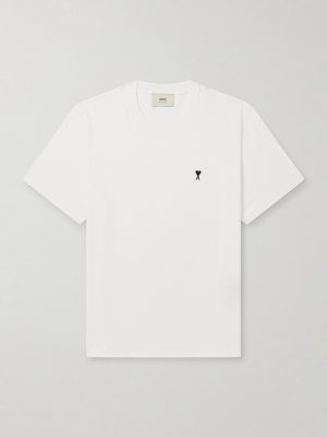 Logo-Embroidered Cotton-Jersey T-Shirt
