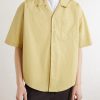 Logo-Embroidered Camp-Collar Cotton Shirt - FR Logo-Embroidered Camp-Collar Cotton Shirt - FR