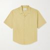 Logo-Embroidered Camp-Collar Cotton Shirt Logo-Embroidered Camp-Collar Cotton Shirt
