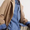 Button-Down Collar Logo-Embroidered Denim Shirt - CU