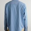 Button-Down Collar Logo-Embroidered Cotton-Chambray Shirt - BK Button-Down Collar Logo-Embroidered Cotton-Chambray Shirt - BK