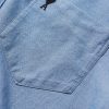 Button-Down Collar Logo-Embroidered Cotton-Chambray Shirt - CU Button-Down Collar Logo-Embroidered Cotton-Chambray Shirt - CU
