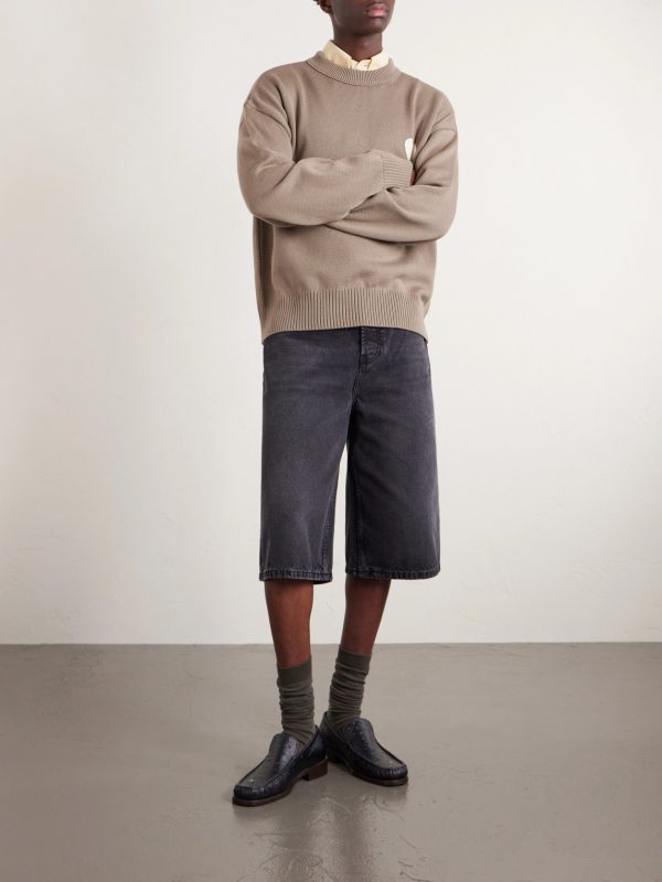 Straight-Leg Denim Shorts - OU Straight-Leg Denim Shorts - OU