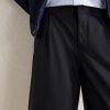 Low-Waist Wide-Leg Cotton Bermuda Shorts - CU Low-Waist Wide-Leg Cotton Bermuda Shorts - CU