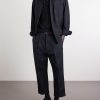 Carrot Cropped Tapered Pleated Cotton-Gabardine Trousers - OU Carrot Cropped Tapered Pleated Cotton-Gabardine Trousers - OU