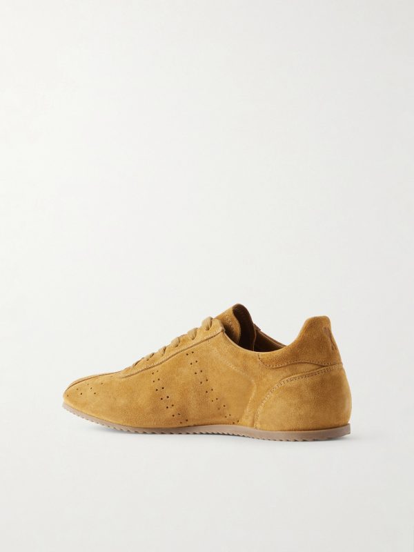 Perforated Suede Sneakers - BK