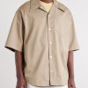 Camp-Collar Cotton-Twill Shirt - FR Camp-Collar Cotton-Twill Shirt - FR