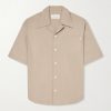 Camp-Collar Cotton-Twill Shirt Camp-Collar Cotton-Twill Shirt