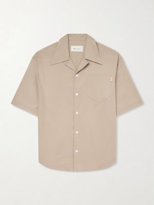 Camp-Collar Cotton-Twill Shirt Camp-Collar Cotton-Twill Shirt