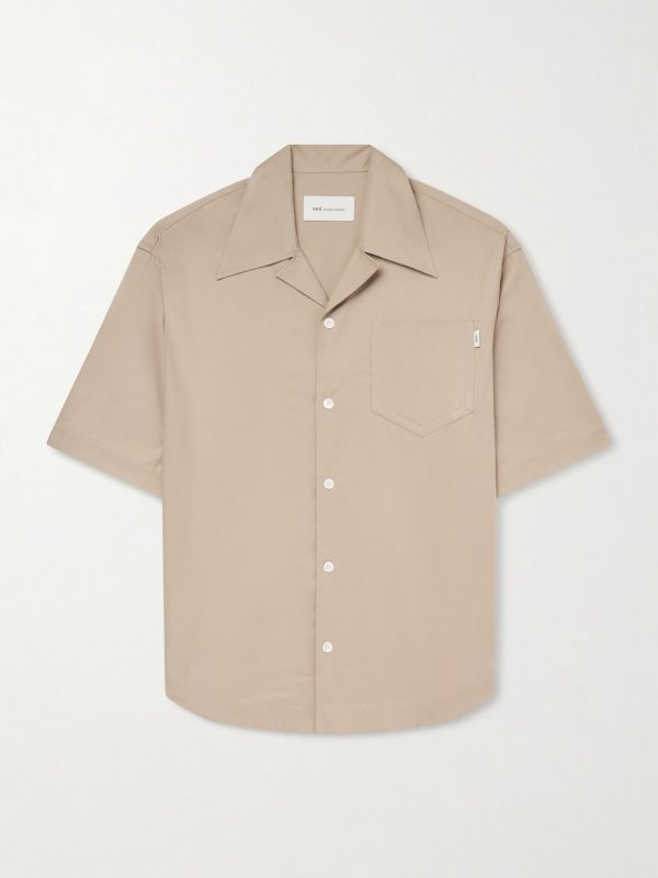 Camp-Collar Cotton-Twill Shirt Camp-Collar Cotton-Twill Shirt