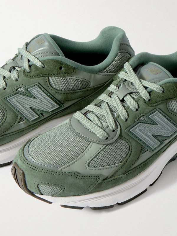 + WTAPS® 2010 Leather, Suede and Mesh Sneakers - CU