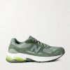 + WTAPS® 2010 Leather, Suede and Mesh Sneakers