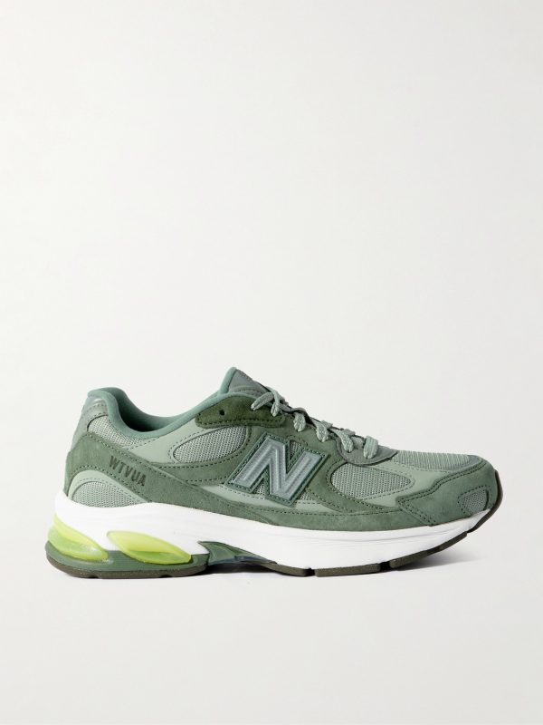 + WTAPS® 2010 Leather, Suede and Mesh Sneakers