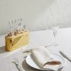 Concorde Vartiations Gold-Tone Stainless Steel Cutlery Case - OU Concorde Vartiations Gold-Tone Stainless Steel Cutlery Case - OU