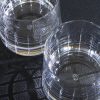 Graphik Set of Two Crystal Double Old Fashioned Glasses - CU Graphik Set of Two Crystal Double Old Fashioned Glasses - CU
