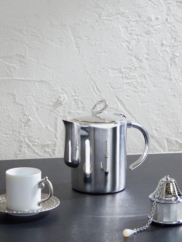 Vertigo Silver-Plated Hot Beverage Jug - OU