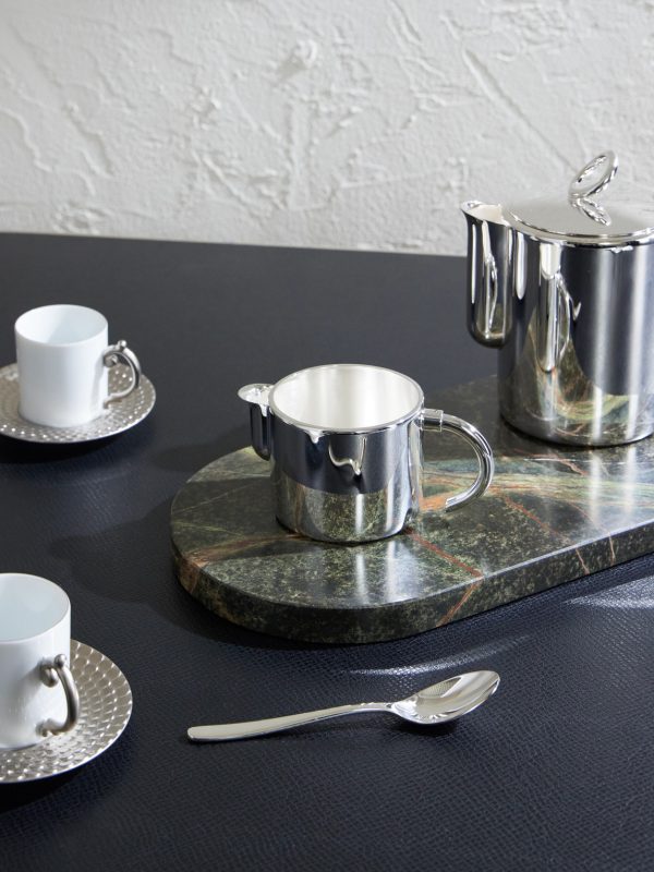 Vertigo Silver-Plated Cream Pitcher - OU Vertigo Silver-Plated Cream Pitcher - OU
