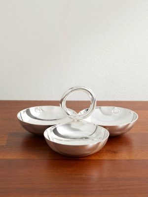 Vertigo Small Silver-Plated Bowl Set