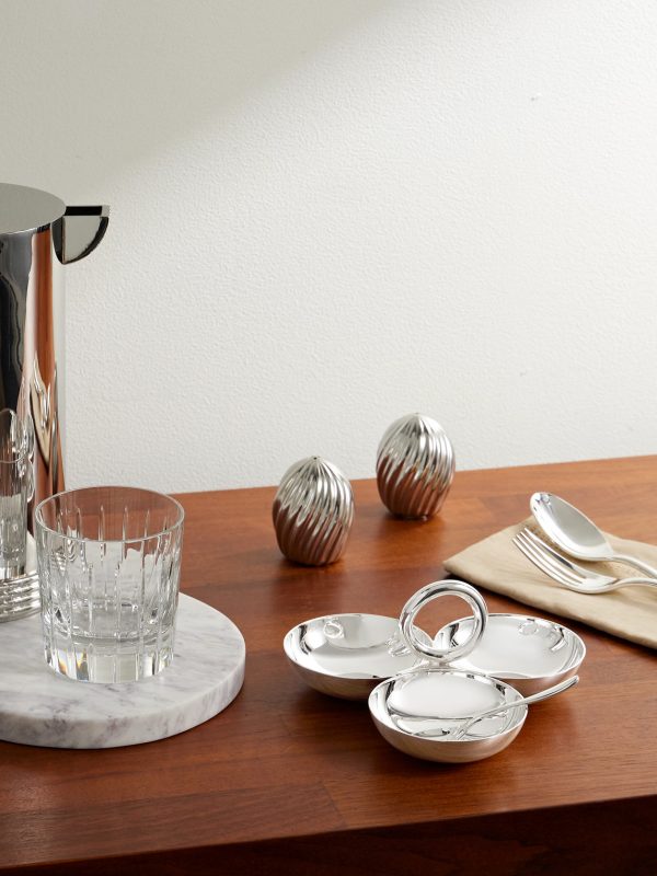 Vertigo Small Silver-Plated Bowl Set - OU