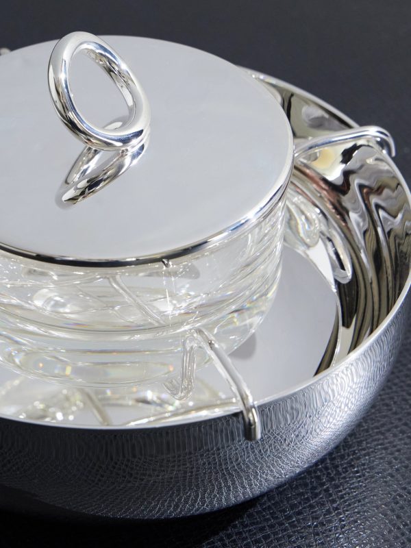 Vertigo 17cm Silver-Plated Caviar Set - CU Vertigo 17cm Silver-Plated Caviar Set - CU