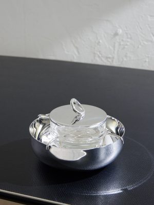 Vertigo 17cm Silver-Plated Caviar Set