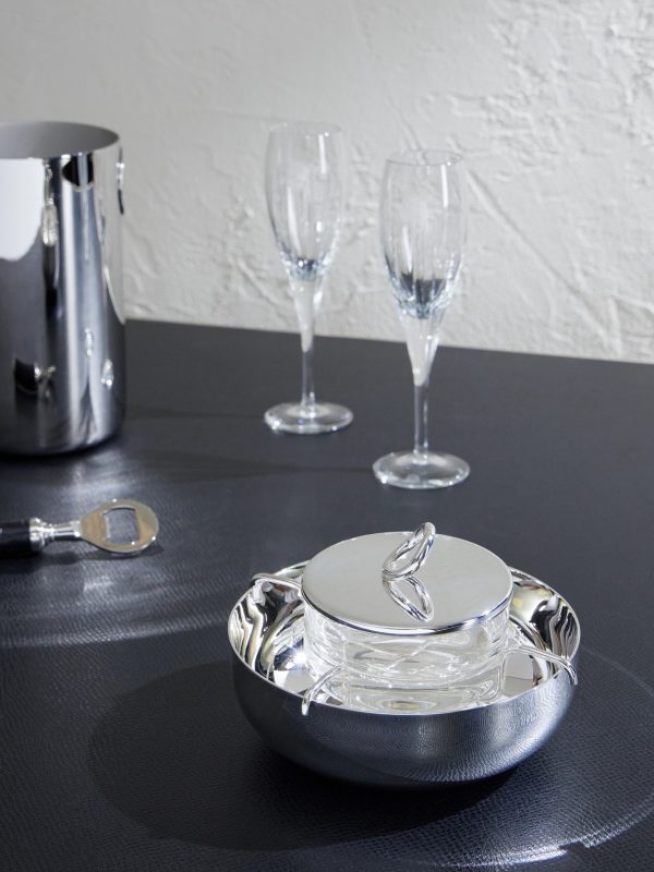 Vertigo 17cm Silver-Plated Caviar Set - OU Vertigo 17cm Silver-Plated Caviar Set - OU