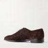 Merlin Whole-Cut Suede Oxford Shoes - BK Merlin Whole-Cut Suede Oxford Shoes - BK