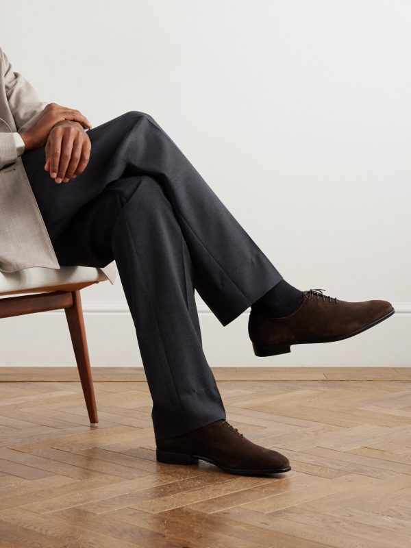 Merlin Whole-Cut Suede Oxford Shoes - OU Merlin Whole-Cut Suede Oxford Shoes - OU