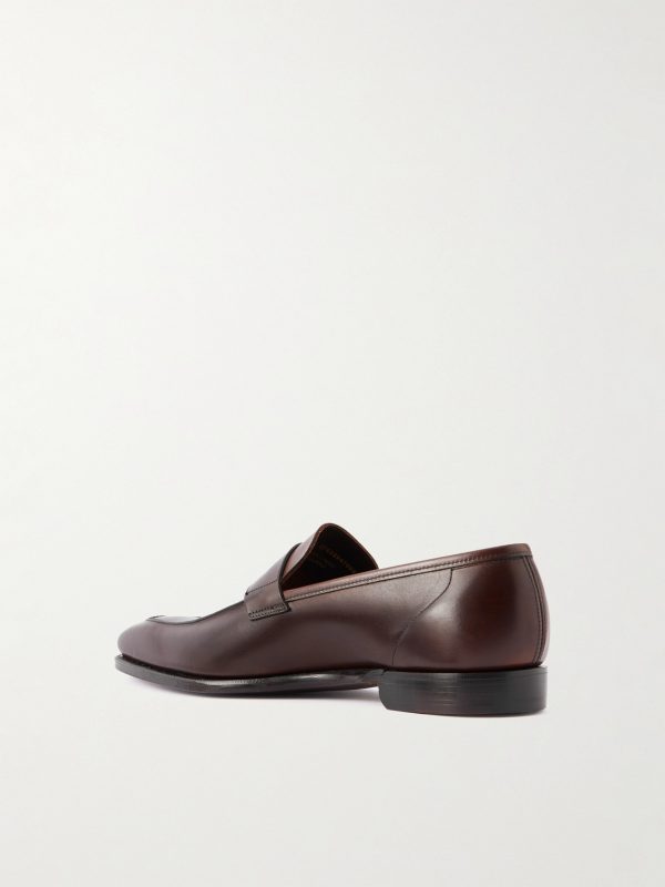 George Leather Penny Loafers - BK George Leather Penny Loafers - BK