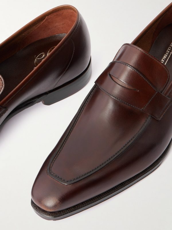 George Leather Penny Loafers - CU George Leather Penny Loafers - CU