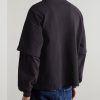 Curren Layered Cotton-Piqué Polo Shirt - BK Curren Layered Cotton-Piqué Polo Shirt - BK