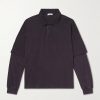 Curren Layered Cotton-Piqué Polo Shirt Curren Layered Cotton-Piqué Polo Shirt