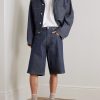 Fusion Wide-Leg Denim Shorts - OU Fusion Wide-Leg Denim Shorts - OU