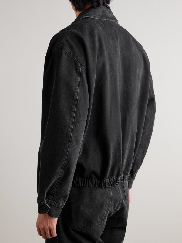 Torres Organic and Recycled-Denim Blouson Jacket - BK Torres Organic and Recycled-Denim Blouson Jacket - BK