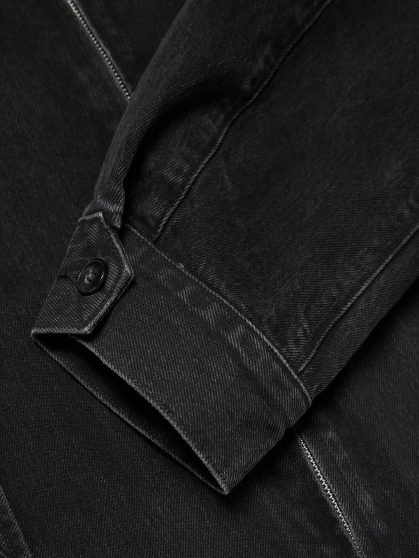 Torres Organic and Recycled-Denim Blouson Jacket - E1 Torres Organic and Recycled-Denim Blouson Jacket - E1