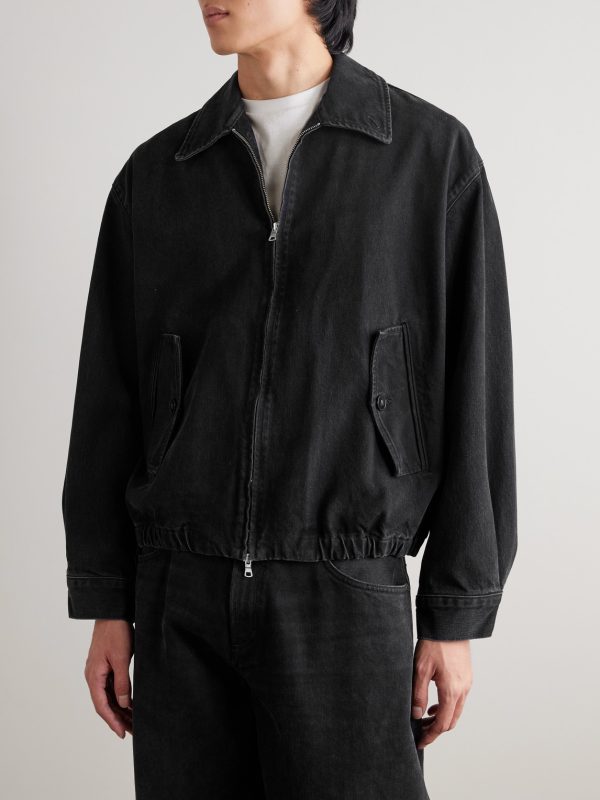 Torres Organic and Recycled-Denim Blouson Jacket - FR Torres Organic and Recycled-Denim Blouson Jacket - FR