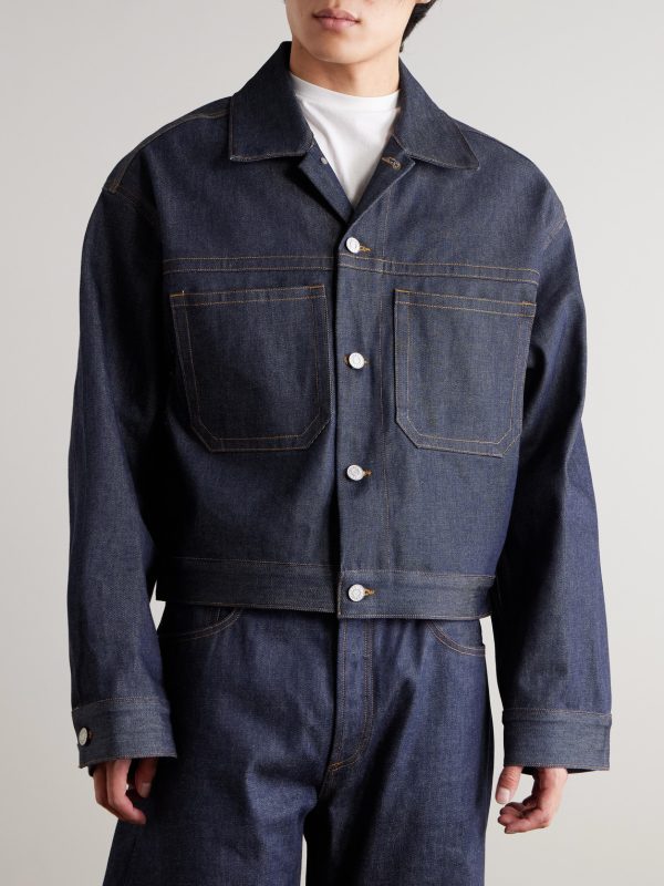 Blaze Oversized Cropped Denim Jacket - FR