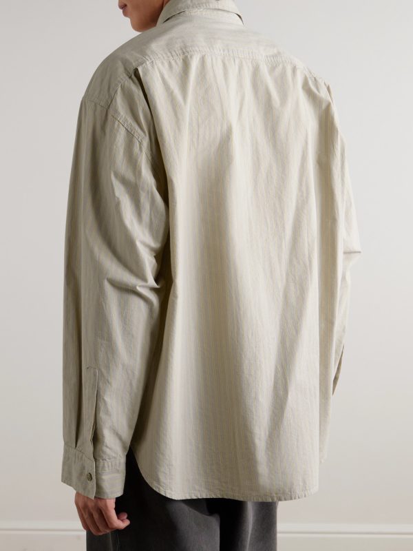 Roy Striped Cotton Shirt - BK