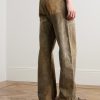 Afton Stone-Washed Straight-Leg Jeans - BK