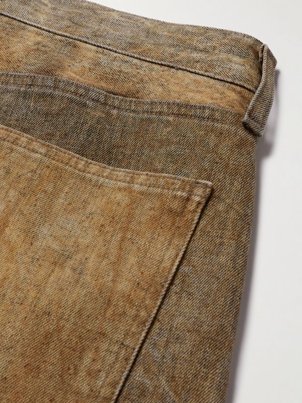Afton Stone-Washed Straight-Leg Jeans - CU